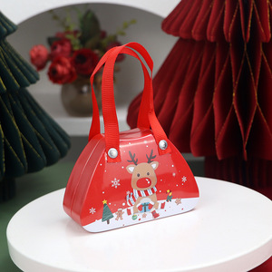 Mini Caja de Metal Personalizada para Dulces y Galletas con Diseño de Árbol de Navidad, Caja de Regalo de Hojalata para Navidad, Decoración 2026 - Product Image 4