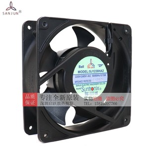 พัดลมระบายความร้อนแบบติดผนัง Sanjun Axial Fan ขนาด 120 มม. 220V 240V ลูกปืนแบบ Ball Bearing สำหรับอุปกรณ์อิเล็กทรอนิกส์ - Product Image 1