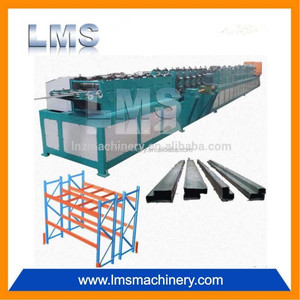 Dính lạnh Thép thẳng đứng kệ giá tạo thành máy Kim Loại chùm khung cuộn lưu trữ giá với bánh PLC động cơ thành phần cốt lõi - Product Image 3