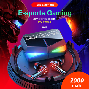 Gran oferta de <span class=keywords><strong>accesorios</strong></span> para teléfono, auriculares para juegos con pantalla LED, auriculares para jugadores, TWS auriculares inalámbricos, auriculares tipo C con espejo - Product Image 6