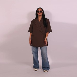 Giacca <span class=keywords><strong>Blazer</strong></span> Donna Elegante Casual da Ufficio con Risvolto e Bottone Singolo, Manica Lunga, Moda Primavera 2026 - Vendita all'Ingrosso - Product Image 1