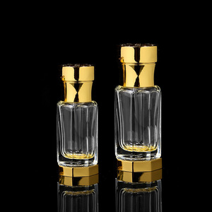 Mới được thiết kế sang trọng cao cấp Arabian dày dưới 3ml <span class=keywords><strong>6ml</strong></span> 12ml Balsam Glass Oud Nước hoa torah chai zamak cap - Product Image 2