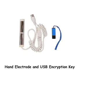 USB-Verschlüsse lungs stift und Hand elektrode für Quantenresonanz-Magnet analysator G03A/B/C/G06/08/10/11