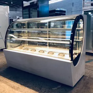 Vitrina refrigerada de vidrio para Tartas