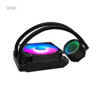 120 refroidisseur de processeur de refroidissement par eau liquide radiateur intégré refroidisseur de processeur d'ordinateur ventilateur 120mm LGA 2011/115x/1200/1700/AM4