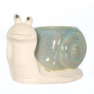 Handmade Dễ Thương Phim Hoạt Hình Ốc Gốm Mọng Nước Trồng Mini Chậu Hoa Thoát Nước Cho Trang Trí Nội Thất Trong Nhà Làm Vườn Quà Tặng Cho Các Nhà Máy - Product Image 5