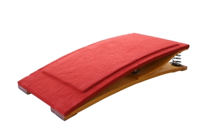 Tapis de gymnastique incurvé personnalisable 2-9 ressorts, sûr et robuste, avec base antidérapante pour une atterrissage douce, idéal pour les écoles - Product Image 3