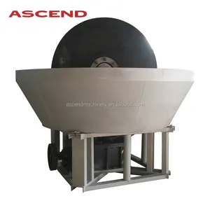 2018 1100, 1200b, 1400 and 1600 Gold Wet pan Mill and wet stone grinding mill