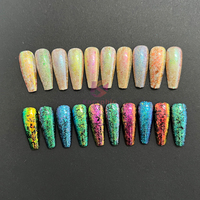 Premium arc-en-ciel opale Pigment caméléon Chrome flocons perle poudre feu Phoenix paillettes décoration des ongles