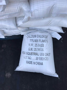 China preço de fábrica cacl2 77% 74% Cloreto De Cálcio di-hidratado pellet flocos granel neve derretendo agente estrada sal - Product Image 4