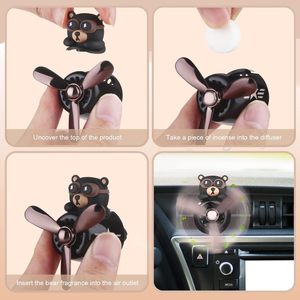 Accessori per Interni Auto, Deodorante per Auto con Elica Rotante a Cartone Animato, Diffusore di Aromi per Auto Disney Winnie the <span class=keywords><strong>Pooh</strong></span> - Product Image 2