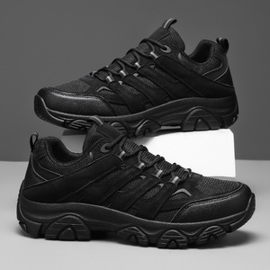 รองเท้าเซฟตี้แบบผูกเชือกสำหรับทำงาน รุ่นเดียวกันทั้งชายและหญิง ขายส่งจากโรงงาน น้ำหนักเบา ป้องกันการเจาะทะลุ และระบายอากาศได้ดี - Product Image 3