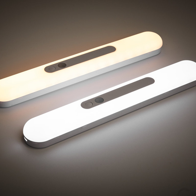 30CM LED Night Light Motion Sensor Wireless USB Rechargeable 30cm Night Lamp for Kitchen Cabinet Wardrobe Lamp