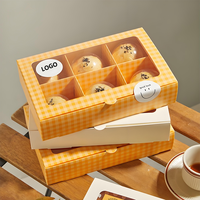 Boîte d'emballage de gâteau de Biscuit Offre Spéciale de mode avec boîte de papier de beignet de fenêtre de Pvc