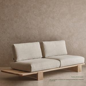 <span class=keywords><strong>Coussin</strong></span> de <span class=keywords><strong>canapé</strong></span> nuage personnalisé à une place, éponge haute densité, tissu de toutes tailles, matelas en duvet, bois massif - Product Image 3