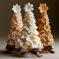 Neue Ideen Weihnachtsbaum 3D Silikon-Kerzenform für DIY Aromatherapie Wachskerzen Seifenform Heimdekoration
