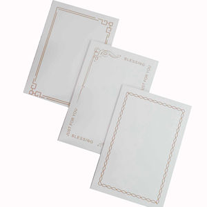 Wholesalie thiết kế đơn giản in tùy chỉnh thiết kế thiệp chúc mừng Cảm ơn bạn thẻ bó hoa trang trí thẻ - Product Image 1