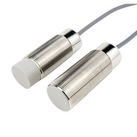 Capteur de proximité capacitif M30, interrupteur DC 10-30V, capteur cylindrique réglable en laiton nickelé