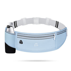 Cinturón de Correr Delgado Unisex de Nailon, Reflectante, con Bolsillo para Trotar, Senderismo, Ciclismo, Ejercicio, <span class=keywords><strong>Riñonera</strong></span> con Cierre de Cremallera, Impermeable para Corredores - Product Image 1