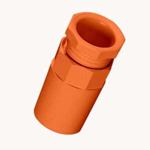 ข้อต่อท่อร้อยสายไฟฟ้า PVC สีส้มคุณภาพสูง ขนาดเกลียว 20 มม. ทนไฟ ป้องกันการลุกลาม - Product Image 1
