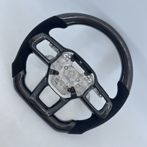 Volant en fibre de carbone personnalisable CCExcellent avec ALCANTARA noir pour <span class=keywords><strong>Ford</strong></span> <span class=keywords><strong>Mustang</strong></span> S650 <span class=keywords><strong>GT</strong></span> 2024 - Product Image 3