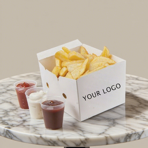 Cajas de Papel para Papas Fritas con Logotipo Personalizado, Cajas para Pescado y Patatas Fritas, Palomitas de Maíz, Tacos, Hamburguesas - Product Image 2