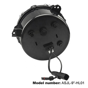 ไฟหน้า LED ขนาด9นิ้วพร้อมรัศมีสำหรับ<span class=keywords><strong>2018</strong></span> 2019 2020รถ Jeep Wrangler Jl Gladiator พร้อมไฟวิ่งกลางวัน - Product Image 6