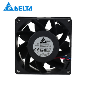 พัดลมระบายความร้อนแบบแกน Delta FFB0824EHE-R00 24VDC 0.50A 12.00W 5700RPM ลูกปืนแบบลูกกลิ้ง พลาสติก สำหรับตู้ควบคุมไฟฟ้า อินเวอร์เตอร์ ยูพีเอส - Product Image 1