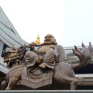 Statue de bouddha en bronze, personnalisé, harmonie qui fait de l'<span class=keywords><strong>argent</strong></span>, grand ventre, musulman - Product Image 6