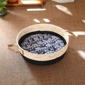 Longnew-cama de gato de ratán para mascotas, Cama de Gato de ratán Fatto a Mano - Product Image 6