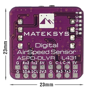 MATEK Mateksys ASPD-DLVR L431 Capteur de vitesse d'air numérique professionnel pour drone avec entrée 4,5-5,5 V et plage de pression de 2500 Pa - Product Image 2