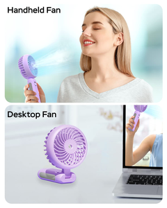 Ventilador Portátil de Mano para Exteriores, con Logotipo Personalizado, Ventilador Plegable de Escritorio para el Hogar, Ventilador de Bolsillo Eléctrico Recargable por USB, Mini Ventilador - Product Image 3