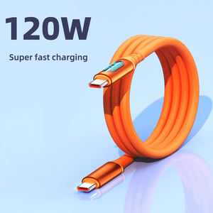 Câble USB C de charge super rapide 120W avec affichage numérique LED 1M 2M universel pour appareils de téléphonie mobile - Product Image 6