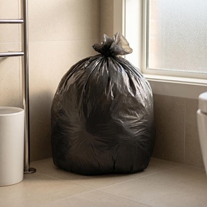 Sacs poubelles Kangle en LDPE/PE noir sur mesure, robustes, anti-fuite, pour la maison et la cuisine - Product Image 3