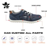 Chaussures décontractées de skate pour hommes, marque privée, en gros, multi-matériaux, légères et confortables pour la marche