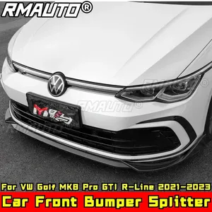 Kit de Carrocería para Golf MK8 GTI Pro R-Line, Divisor de Parachoques Delantero en Negro Brillante para VW Golf MK8 Pro Gti R-Line 2021-2023, Accesorios para Automóviles - Product Image 3