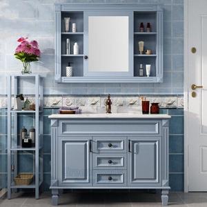 <span class=keywords><strong>Espejo</strong></span> de tocador Led con estante para <span class=keywords><strong>baño</strong></span>, conjunto de armario, lavabo de madera sólida, tocador de <span class=keywords><strong>baño</strong></span> usado - Product Image 3