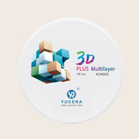 Veneer Gigi YUCERA 3D PLUS Multilayer Zirconia Disc Efek Gradien Konsisten Cocok untuk Pemrosesan Produksi Massal