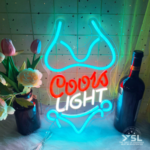 Luces LED de neón y letreros de neón con diseño personalizado gratuito. Letreros de neón LED personalizados disponibles para uso comercial, fiestas de cumpleaños y el hogar. - Product Image 1