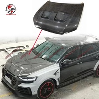 Capots de moteur en fibre de carbone de style MSY pour Audi RS-Q8 2017-2024, kit de lifting de capot de moteur