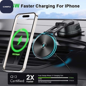 Qi2 15W ชาร์จไร้สายแม่เหล็กเร็วขึ้น 2 เท่า 360 องศา ที่ยึดโทรศัพท์แบบหมุนได้พร้อมถ้วยดูด สำหรับรุ่น 17 16 15 - Product Image 3