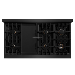 JOOHTEC 48-Inch Factory Custom Luxury Freestanding Oven 6-SABAF Burner LP <strong>Gas</strong> Electric Heavy Duty 6-Inch Natural Restaurants