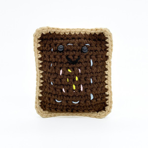 Juguete de Peluche de Galleta Tostada Hecho a Mano, Bonito <span class=keywords><strong>Pan</strong></span> de <span class=keywords><strong>Ganchillo</strong></span> Suave, Decoración de Comida, Alivio del Estrés, Regalo Creativo Unisex 14+ - Product Image 6