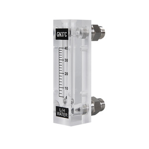 Débitmètre de liquide de type panneau en acier inoxydable de haute précision, durable, filetage externe, mesure de l'eau, de l'huile, des fluides, personnalisable OEM - Product Image 2
