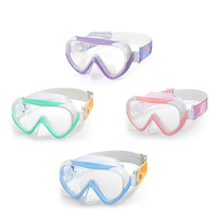 Lunettes de natation de plongée en apnée lentille de plongée miroir de natation en verre trempé Silicone sans cadre plongeur équipement de plongée masques de plongée en apnée