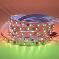 Tm1814 Rgbw rgbww Programmable 60leds par mètre 12v 24v Spi Adressable Led Strip
