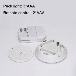Lumière de placard moderne à haute luminosité COB, interrupteur à poussoir, éclairage mural de cuisine, éclairage <span class=keywords><strong>LED</strong></span> rond de nuit avec télécommande - Product Image 5