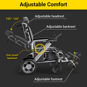 <span class=keywords><strong>Silla</strong></span> de Ruedas Eléctrica Plegable Automática <span class=keywords><strong>con</strong></span> Control Remoto, de Aleación de Aluminio, <span class=keywords><strong>con</strong></span> Batería de Litio de 500w, Ancha y Personalizable, para Personas Mayores - Product Image 5