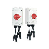 Interrupteur-sectionneur DC Beny 32A 1200V IP66 2/4 pôles avec connecteurs et câbles Staubli sur le dessous