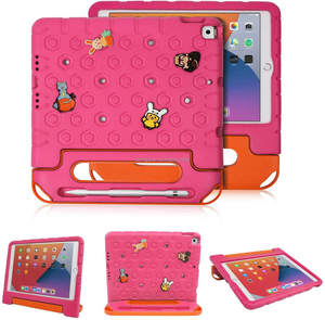 เคสกันกระแทก HGD EVA สำหรับ iPad 10.9 นิ้ว รุ่นที่ 10 ปี 2022 Air/ Pro 11 นิ้ว ปี 2024 iPad (A16) 11 นิ้ว 25 พร้อมสายคล้องและขาตั้งสำหรับเด็ก - Product Image 1